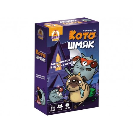 Игра настольная развлекательная, Котошмяк, Vladi Toys VT8077-01 Игра настольная развлекательная, Котошмяк, Vladi Toys VT8077-01
