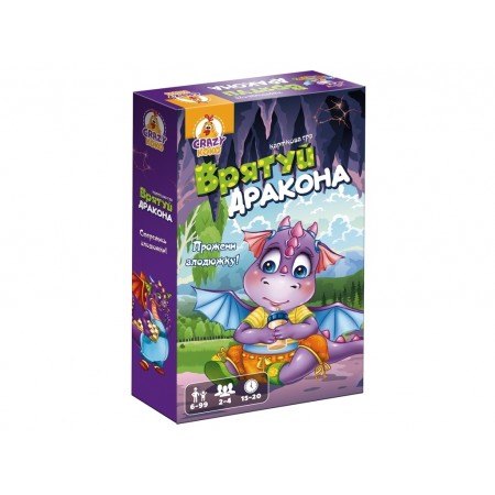 Игра настольная развлекательная, Спаси дракона, Vladi Toys VT8077-03 Игра настольная развлекательная, Спаси дракона, Vladi Toys VT8077-03