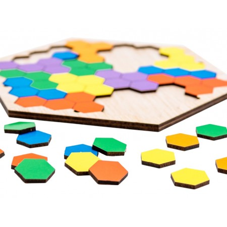 Настальная игра "Шестиугольник", PuzzleOk 22079 Настальная игра "Шестиугольник", PuzzleOk 22079