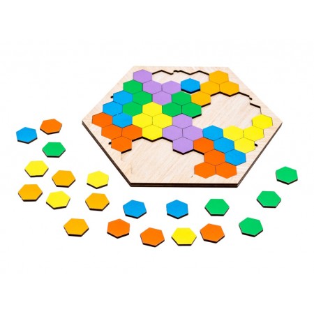 Настальная игра "Шестиугольник", PuzzleOk 22079 Настальная игра "Шестиугольник", PuzzleOk 22079