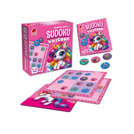 Игра настольная Магнитная игра, Судоку Единорог, Roter Kafer RK2150-02