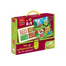 Игра развивающая с липучками, Чья окраска? Где чья мордашка?, Vladi Toys VT1310-06