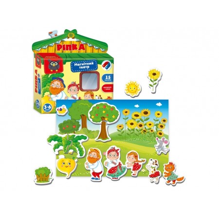 Магнитный театр Академия развития Репка, Vladi Toys VT3206-29