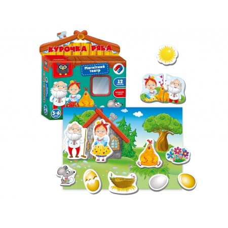 Магнітний театр Академія розвитку Курочка Ряба, Vladi Toys VT3206-31