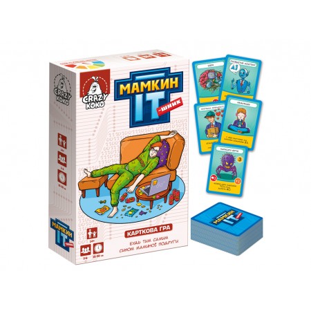 Игра настольная развлекательная "Мамкин IT-шник", VT5903-05, карточки, Vladi Toys Игра настольная развлекательная "Мамкин IT-шник", VT5903-05, карточки, Vladi Toys