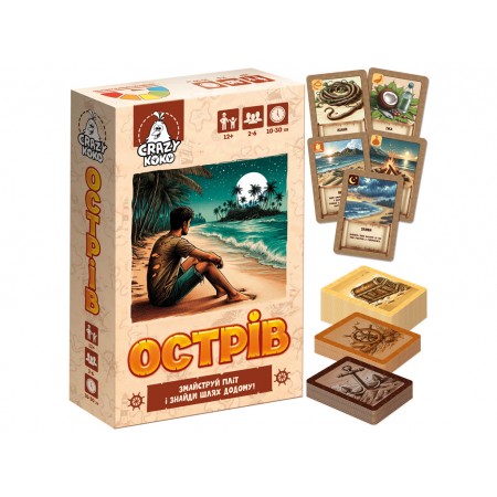 Игра настольная развлекательная Остров, Vladi Toys VT5903-06 Игра настольная развлекательная Остров, Vladi Toys VT5903-06