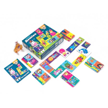 Гра настільна CRAZY Доміно, Vladi Toys VT8055-10 Гра настільна CRAZY Доміно, Vladi Toys VT8055-10