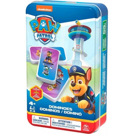 Доміно Spin Master Щенячий патруль в жерстяній коробці SM98408/6067468 Доміно Spin Master Щенячий патруль в жерстяній коробці SM98408/6067468