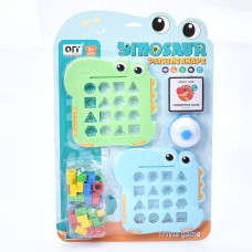 Настольная игра BabyToys 1137 с динозавром и геометрическими фигурами Настольная игра BabyToys 1137 с динозавром и геометрическими фигурами
