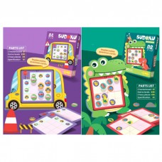 Детская настольная игра BabyToys 88789-90 динозавр автобус