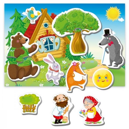 Гра настільна Vladi Toys магнітний театр Академія розвитку "Колобок" VT3206-30 Комплектація: 13 магнітів, декорація+казка.
Вік: 3-6 років.
Розмір: 185 x 45 x 190 мм