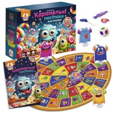 Гра настільна Vladi Toys маршрутна. Карамельні посіпаки VT8055-45 (укр) Вік: 7- 99 років.
27 x 6 x 20см

Комплектація: гральне поле, 4 монстрики, 24 цукерки, 4 підставки, гральний кубик, правила гри.
