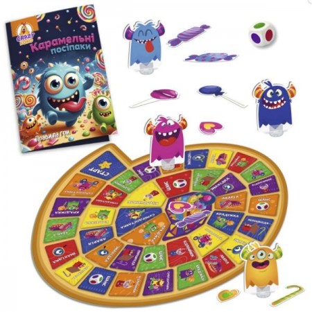 Гра настільна Vladi Toys маршрутна. Карамельні посіпаки VT8055-45 (укр) Вік: 7- 99 років.
27 x 6 x 20см
Комплектація: гральне поле, 4 монстрики, 24 цукерки, 4 підставки, гральний кубик, правила гри. Гра настільна Vladi Toys маршрутна. Карамельні посіпаки VT8055-45 (укр) Вік: 7- 99 років.
27 x 6 x 20см
Комплектація: гральне поле, 4 монстрики, 24 цукерки, 4 підставки, гральний кубик, правила гри.