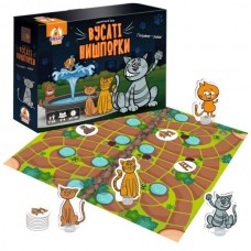 Игра настольная Vladi Toys маршрутная. Усатые рыски VT8055-44 (укр) 27 x 6 x 20см,
Комплектация: игровое поле, 16 жетонов, 4 фигурки кошек, 4 подставки, игральный кубик, правила игры.