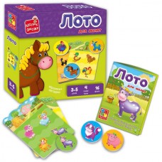 Гра розвиваюча Vladi Toys. Лото. "Ферма". VT2100-08 Гра розвиваюча Vladi Toys. Лото. "Ферма". VT2100-08