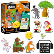 Игра развивающая Vladi Toys магнитный театр с аудиосказкой Сказочные голоса "Колобок" VT3206-38 , Возраст: 3-6 лет.