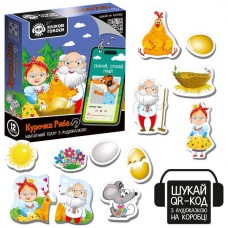 Игра развивающая Vladi Toys магнитный театр с аудиосказкой Сказочные голоса "Курочка Ряба" VT3206-39 ,размер 160 x 35 x 185