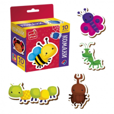 Игра развивающая Vladi Toys набор магнитов. "Насекомые" VT3106-32 Игра развивающая Vladi Toys набор магнитов. "Насекомые" VT3106-32