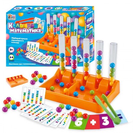 Розвивальна гра 4FUN Game Club математика з 40 кульками та картками