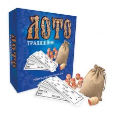 Лото Strateg традиційне з дерев'яними барильцями укр. мовою 