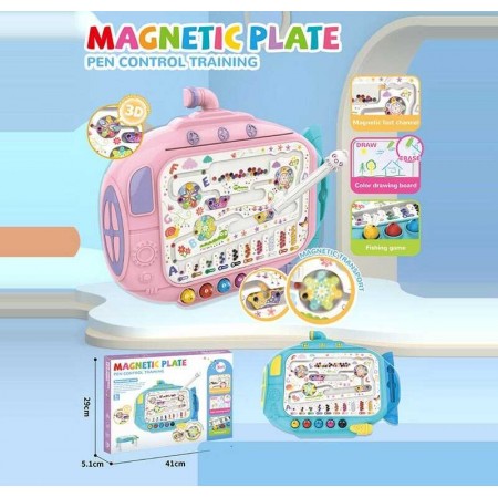 Магнитная доска-рыбалка BabyToys 666-4A с маркерами для детей
