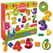 Магнитная игра Magdum Numbers ML4031-38 с 35 магнитами