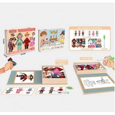 Магнитная игра BabyToys XHM-1109 Профессии 31 элемент Магнитная игра BabyToys XHM-1109 Профессии 31 элемент