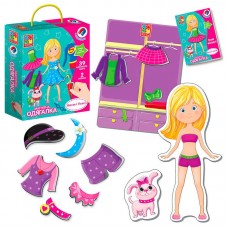 Магнитная игра одевалка Vladi Toys VT3702-11 для девочек от 2 лет