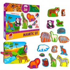 Магнитный набор зоопарк Vladi Toys 19 магнитов с доской
