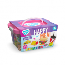 Набір тіста для ліплення TM Lovin Happy meal Фабрика Перших Фантазій
ТМ Lovin! Колекція BOX – Happy meal TM Lovin – це стильні контейнери з фіксаторами кришки у картонній обгортці.