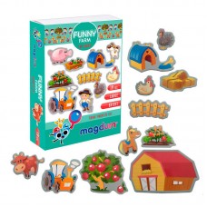 Набор магнитов Magdum Funny Farm ML4031-10 для детей
