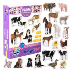 Набор магнитов Magdum Farm Mom and Baby 18 шт развивающая игрушка