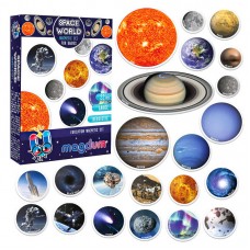 Набор магнитов Magdum Space world 22 шт для детей