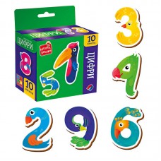 Магнитный набор Vladi Toys цифры VT3106-37, 10 магнитов