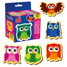 Магнитные совенята Vladi Toys VT3106-38 разноцветные