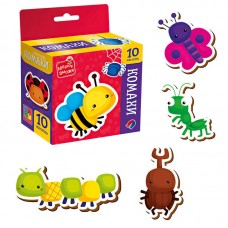 Магнитные игрушки Vladi Toys Комахи 10 шт развивающие