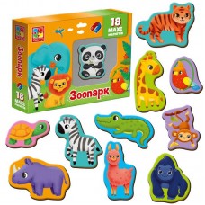 Магнитные игрушки Vladi Toys "Зоо" VT 3106-25, 18 элементов
