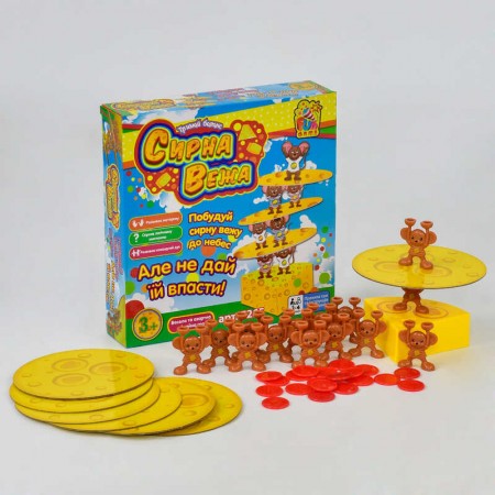 Настільна гра 7265 "Сирна вежа" "4FUN Game Club" Настільна гра 7265 "Сирна вежа" "4FUN Game Club"