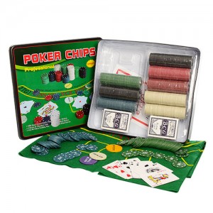 Настільна гра D25355 покер, фішки, карти, сукно
