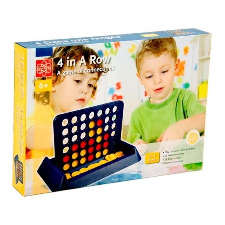 Настільна гра Edu-Toys Чотири в ряд GM004 Настільна гра Edu-Toys Чотири в ряд GM004