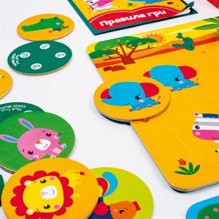 Настольная игра Fisher Price Лото Зверята VT2910-01