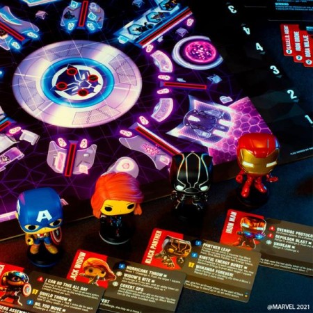 Настільна гра Pop! Funkoverse Marvel стратегічна 4 фігурки Настільна гра Pop! Funkoverse Marvel стратегічна 4 фігурки