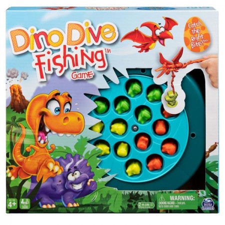 Настольная игра Spin Master Веселая рыбалка Динозаврики SM98269/6061077 Настольная игра Spin Master Веселая рыбалка Динозаврики SM98269/6061077
