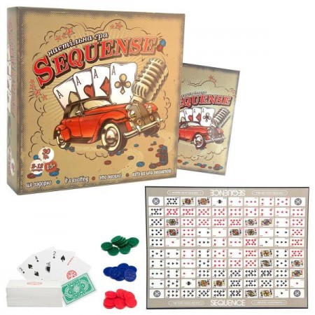 Настольная игра Strateg Sequense Сиквенс карточная на укр. языке Настольная игра Strateg Sequense Сиквенс карточная на укр. языке