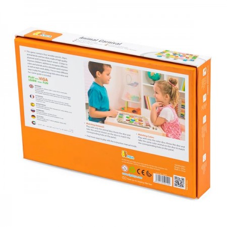 Настольная игра Viga Toys Карнавал зверят