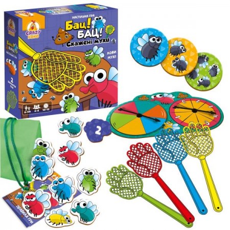 Настольная игра Vladi Toys Бешеные мухи VT8055-37 Настольная игра Vladi Toys Бешеные мухи VT8055-37