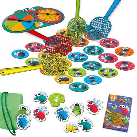 Настольная игра Vladi Toys Бешеные мухи VT8055-37 Настольная игра Vladi Toys Бешеные мухи VT8055-37