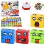 Настольная игра Эмоджи куб с кубиками и карточками для 2-4 игроков