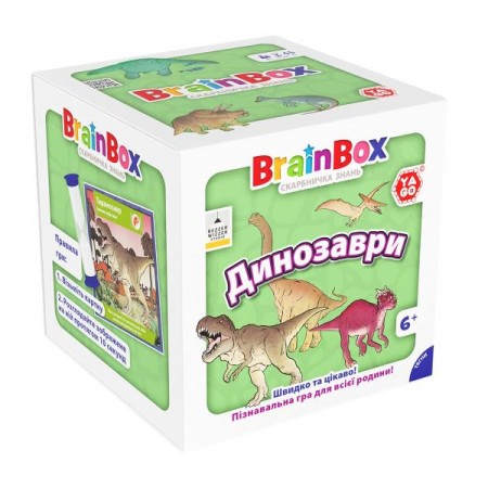 Настільна гра YaGo Brainbox Динозаври BZZBRDI02UA Настільна гра YaGo Brainbox Динозаври BZZBRDI02UA