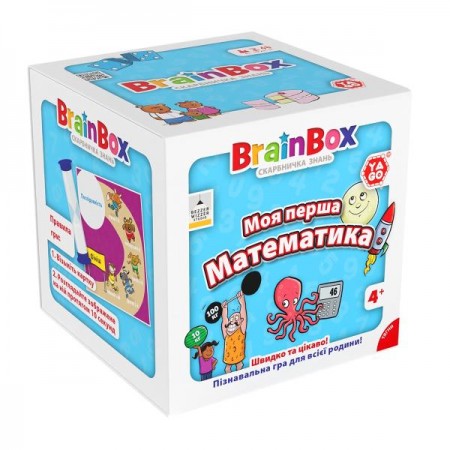 Настольная игра YaGo Brainbox Моя первая математика BZZBRFMA01UA Настольная игра YaGo Brainbox Моя первая математика BZZBRFMA01UA